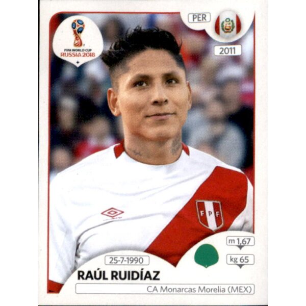 Panini WM 2018 - Sticker 250 - Raul Ruidíaz - Peru