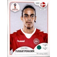 Panini WM 2018 - Sticker 270 - Yussuf Poulsen -...