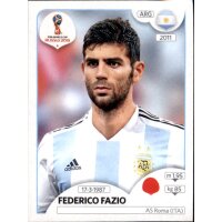 Panini WM 2018 - Sticker 276 - Federico Fazio - Argentinien