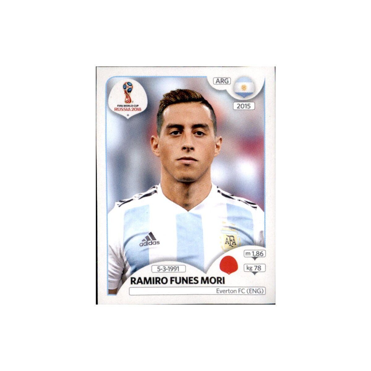 Panini Wm 2018 Sticker 280 Ramiro Funes Mori Argentinien 0 69