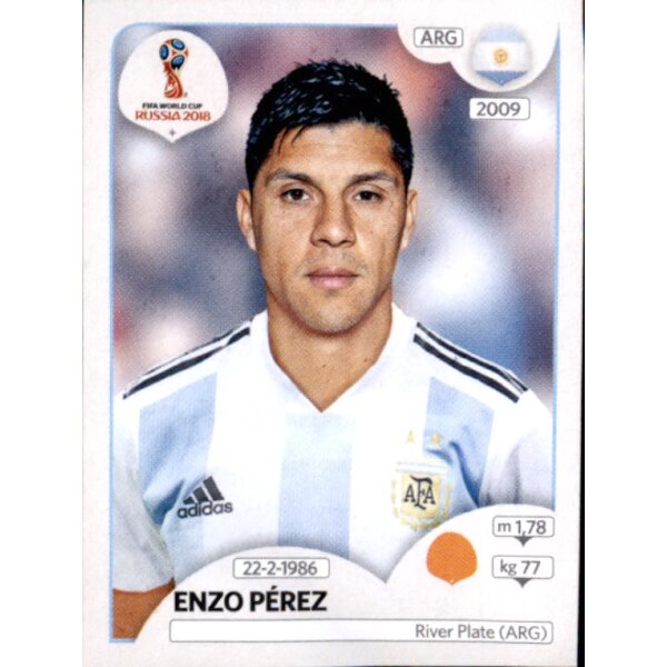 Panini WM 2018 - Sticker 282 - Enzo Pérez - Argentinien