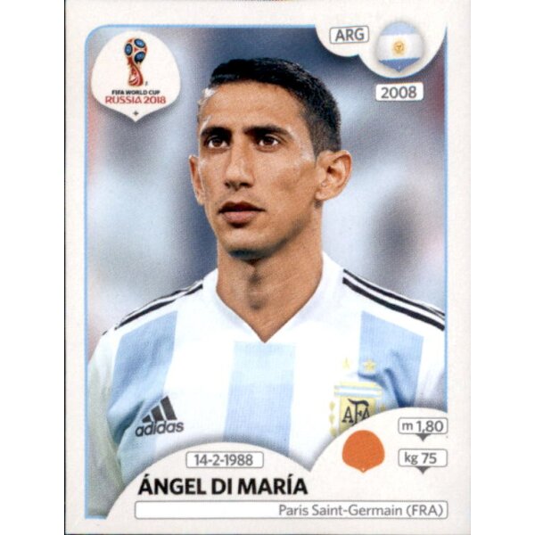 Panini WM 2018 - Sticker 283 - Ángel Di María - Argentinien