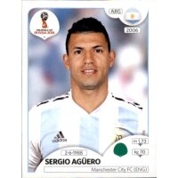 Panini WM 2018 - Sticker 290 - Sergio Agüero -...