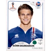 Panini WM 2018 - Sticker 311 - Björn Sigurdarson -...