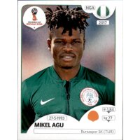 Panini WM 2018 - Sticker 345 - Mikel Agu - Nigeria
