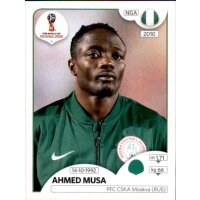 Panini WM 2018 - Sticker 346 - Ahmed Musa - Nigeria