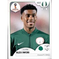 Panini WM 2018 - Sticker 350 - Alex Iwobi - Nigeria