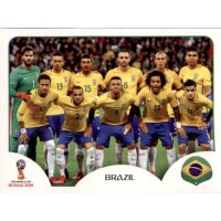 Panini WM 2018 - Sticker 353 - Brasilien - Team - Brasilien