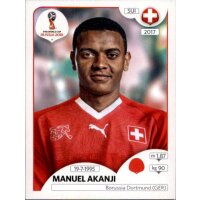Panini WM 2018 - Sticker 376 - Manuel Akanji - Schweiz