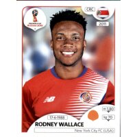 Panini WM 2018 - Sticker 408 - Rodney Wallace - Costa Rica