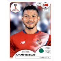 Panini WM 2018 - Sticker 411 - Johan Venegas - Costa Rica