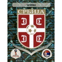 Panini WM 2018 - Sticker 412 - Serbien - Emblem - Serbien