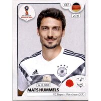 Panini WM 2018 - Sticker 435 - Mats Hummels - Deutschland