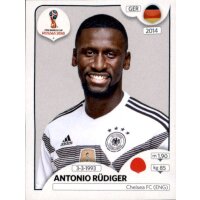 Panini WM 2018 - Sticker 436 - Antonio Rüdiger -...