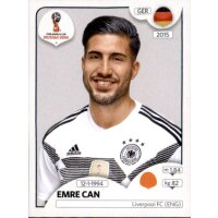 Panini WM 2018 - Sticker 442 - Emré Can - Deutschland