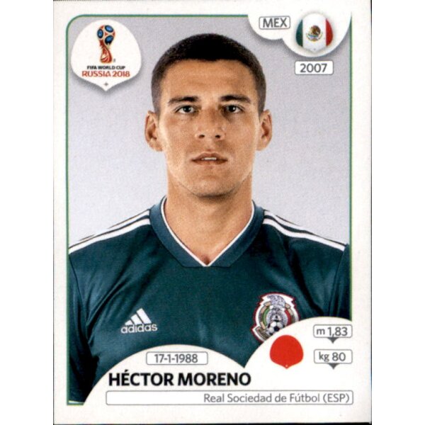 Panini WM 2018 - Sticker 457 - Héctor Moreno - Mexico