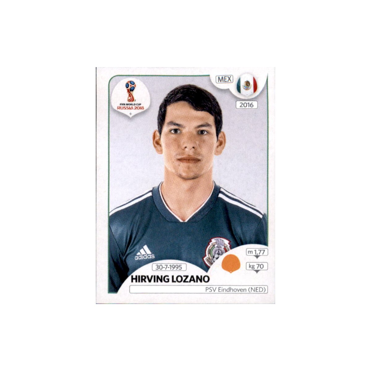 Panini Wm 2018 Sticker 467 Hirving Lozano Mexico 0 69