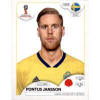 Panini WM 2018 - Sticker 481 - Pontus Jansson - Schweden