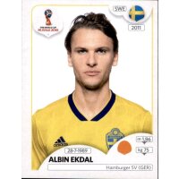 Panini WM 2018 - Sticker 487 - Albin Ekdal - Schweden