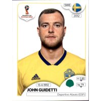 Panini WM 2018 - Sticker 490 - John Guidetti - Schweden