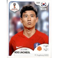 Panini WM 2018 - Sticker 500 - Koo Jacheol - Südkorea