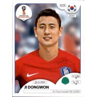Panini WM 2018 - Sticker 509 - Ji Dongwon - Südkorea