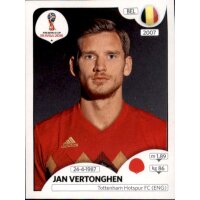 Panini WM 2018 - Sticker 517 - Jan Vertonghen - Belgien