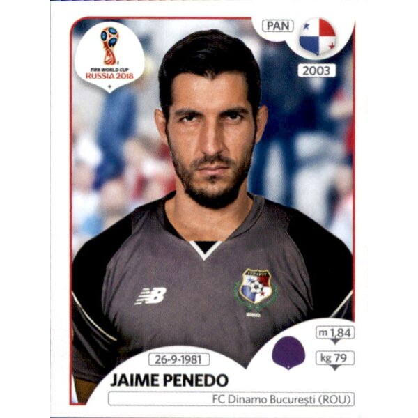 Panini WM 2018 - Sticker 534 - Jaime Penedo - Panama