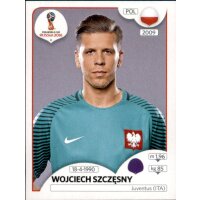 Panini WM 2018 - Sticker 595 - Wojciech Szczesny - Polen