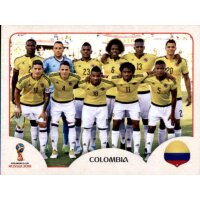 Panini WM 2018 - Sticker 633 - Kolumbien - Team - Kolumbien