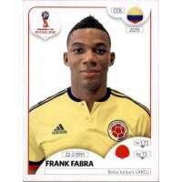 Panini WM 2018 - Sticker 637 - Frank Fabra - Kolumbien