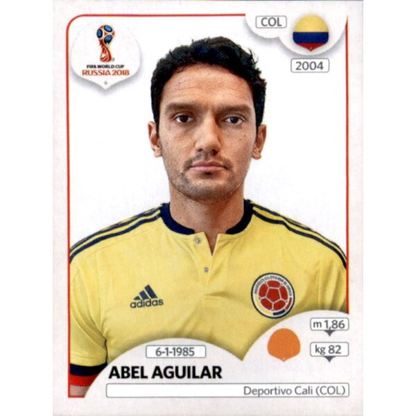 Panini WM 2018 - Sticker 642 - Abel Aguilar - Kolumbien