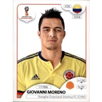 Panini WM 2018 - Sticker 644 - Giovanni Moreno - Kolumbien