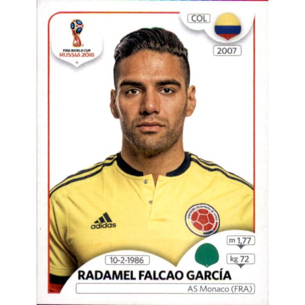 Panini WM 2018 - Sticker 646 - Radamel Falcao Garcia - Kolumbien