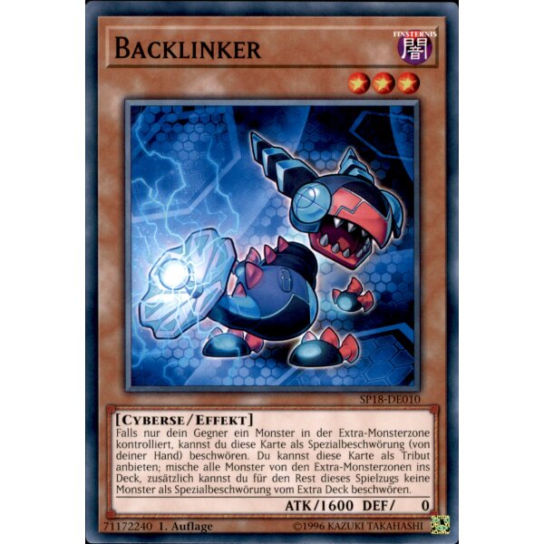 SP18-DE010 - Backlinker - 1. Auflage