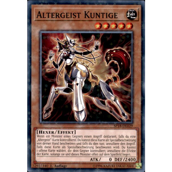 SP18-DE029 - Altergeist Kuntige - Starfoil - 1. Auflage