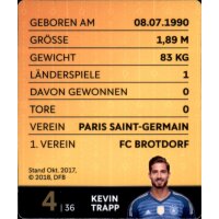 4 - Kevin Trapp - REWE WM18 Sammelkarte