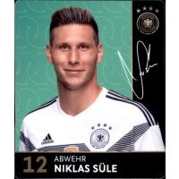 12 - Niklas Süle - REWE WM18 Sammelkarte