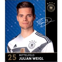 25 - Julian Weigl - REWE WM18 Sammelkarte