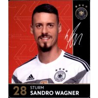 28 - Sandro Wagner - REWE WM18 Sammelkarte