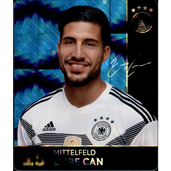 15 - Emre Can GLITZER  - REWE WM18 Sammelkarte