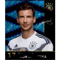 17 - Leon Goretzka GLITZER  - REWE WM18 Sammelkarte