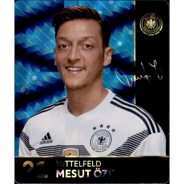 21 - Mesut Özil GLITZER  - REWE WM18 Sammelkarte