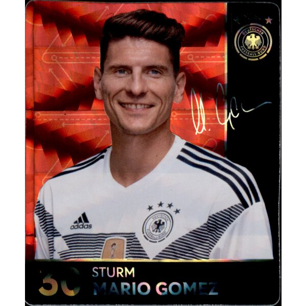 30 - Mario Gomez GLITZER  - REWE WM18 Sammelkarte