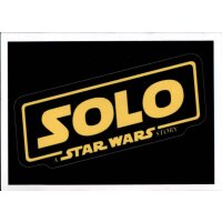Topps - Star Wars - SOLO - Sticker 1