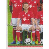 BAM1617 - Sticker 6 - Mannschaftsbild - Panini FC Bayern...