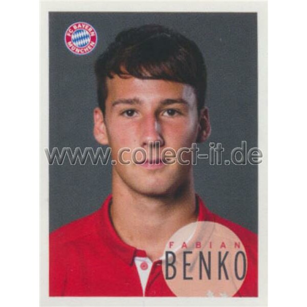 BAM1617 - Sticker 73 - Fabian Benko - Panini FC Bayern München 2016/17
