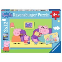 Zuhause bei Peppa / Peppa Pig 2 X 12 Teile