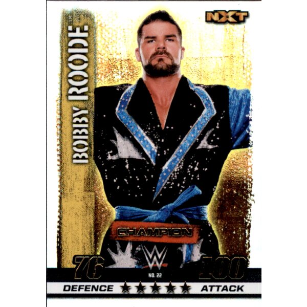 WWE Slam Attax - 10th Edition - Nr. 22 - Bobby Roode - Champion