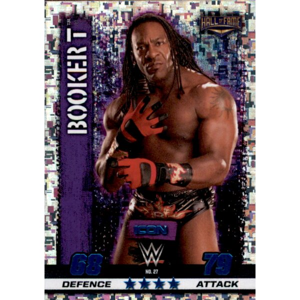 WWE Slam Attax - 10th Edition - Nr. 27 - Booker T - Icon